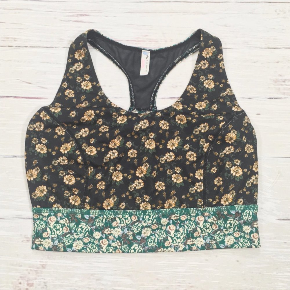 Free People Movement Printed Synergy Sport Crop Top - Picture 5 of 12